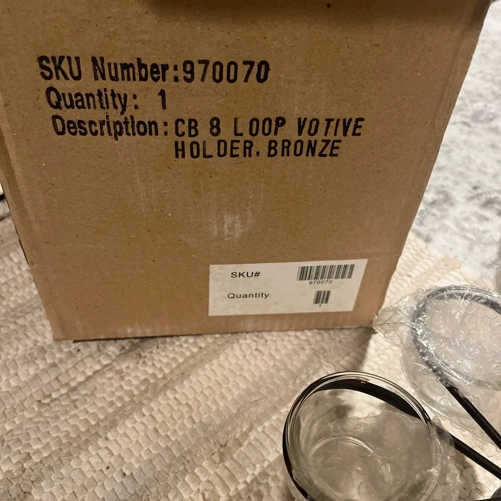 Crate and Barrel votive holder